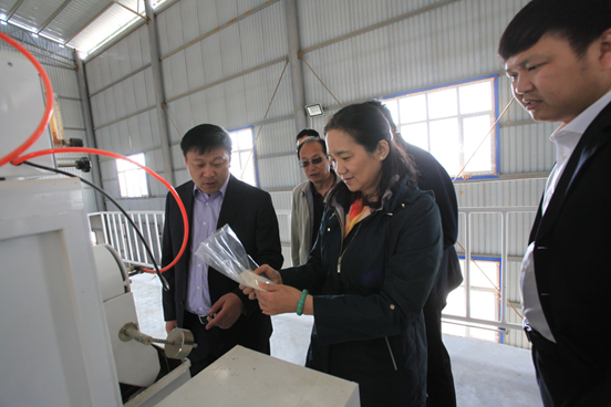 农业部生长妄想司副司长刘北桦一行赴我公司在塔吉克境外农业园区考察指导
